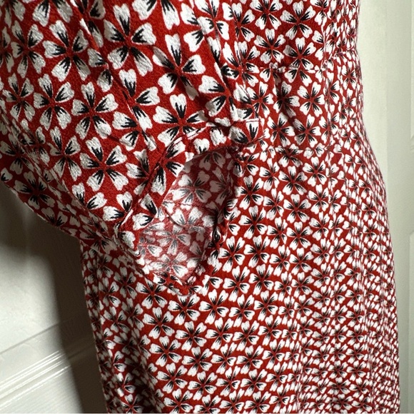 Maje Women’s Size 36 Romper Jumpsuit Floral Ditsy Boho Bohemian Romantic Viscose - Picture 6 of 16